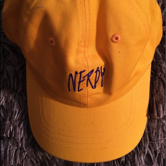 Nerdy Purple & Yellow NY Layered Cap - Picture 13 of 16